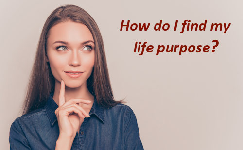 Woman asking for life purpose